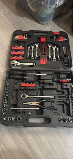 Complete Home Tool Set in Carrying Case