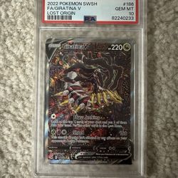 Giratina V #186 - Lost Origin - PSA 10!