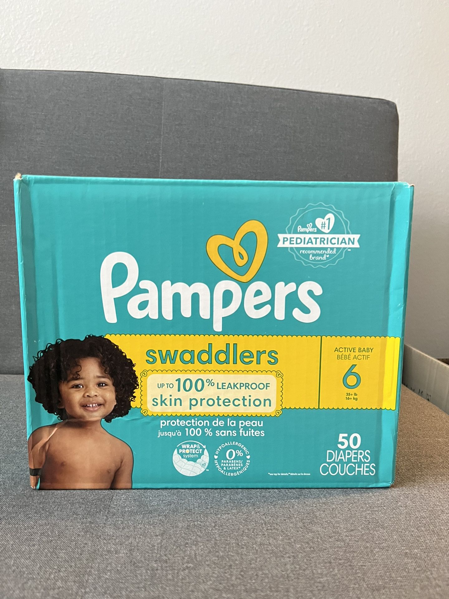 Pampers Swaddlers Size 6 —UNOPENED