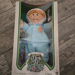 Cabbage Patch Kid Doll 25th Anniversary Landon Milburn Blue  2008