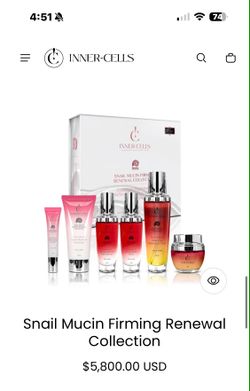 Snail mucin firming renewal collection