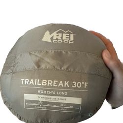 REI co-op Trail break 30 F Sleeping Bag Women’s Long