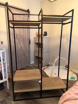 large dresser/wardrobe with built-in shelvi