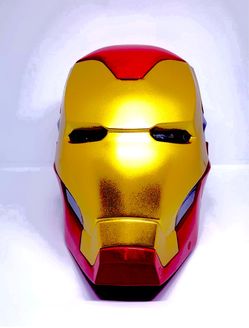 Iron Man Helmet Popcorn Bucket Avengers Endgame Encore Movie Theater LED Lights up