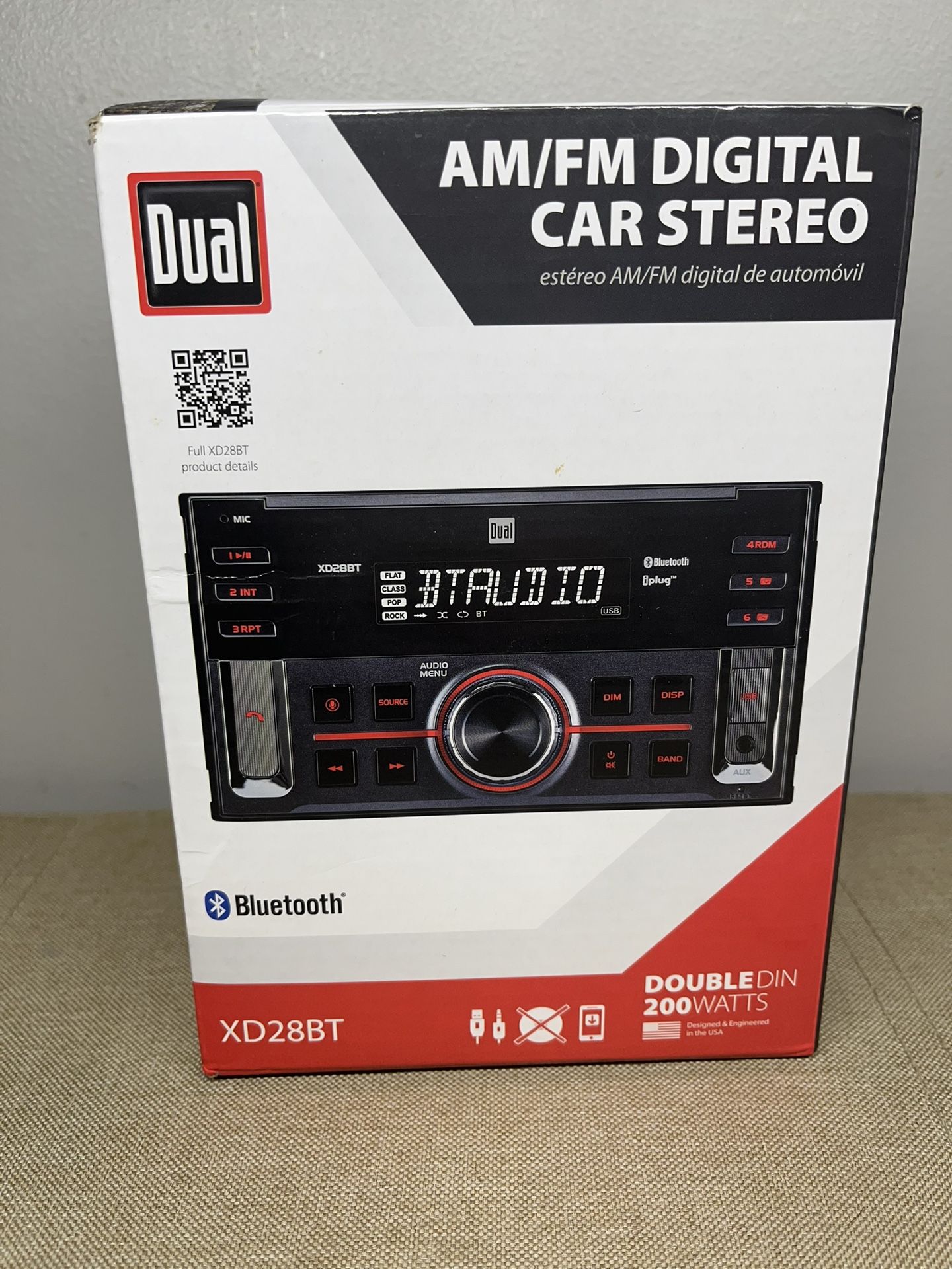 NEW Dual XD28BT AM/FM Digital Car Stereo w/ Bluetooth – 200W Double DIN – FAST SELL! 🚨