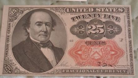 25cents Fractional Currency 