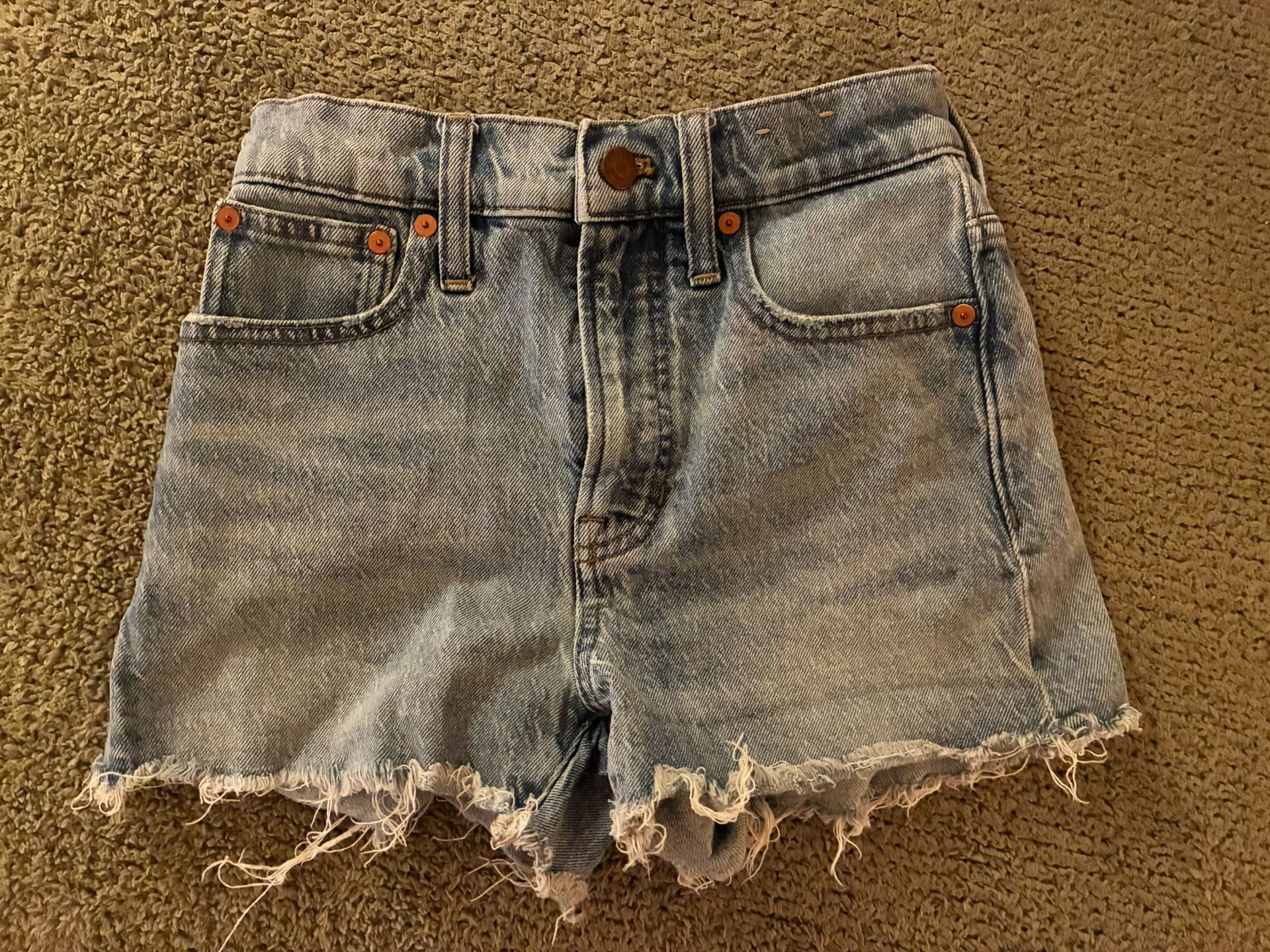 Madewell Light Wash Denim Shorts