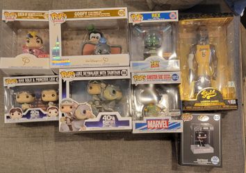 Funko Pop Deluxe, Rides & Die-Cast Lot - Disney, Star Wars, Marvel, Batman, LeBron James