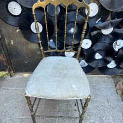 Vintage Brass Chair