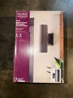 Porch Outdoor Light With Outlet