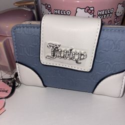 Juicy Couture  Blue wallet nwt