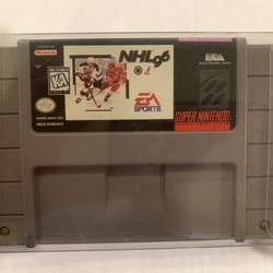 NHL 96 Hockey Super Nintendo SNES Original Authentic Genuine Game! TESTED/WORKS!