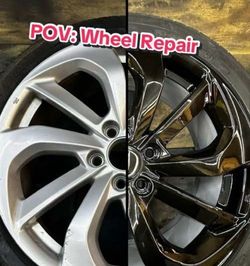 Doing rims blackout and caliper painting