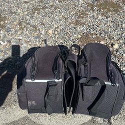 Set Of 2 FIELDSHEER MOPED/SCOOTER SADDLE BAGS