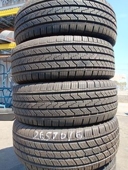 Vendo 4 Llantas Usadas 265 70 16 cooper