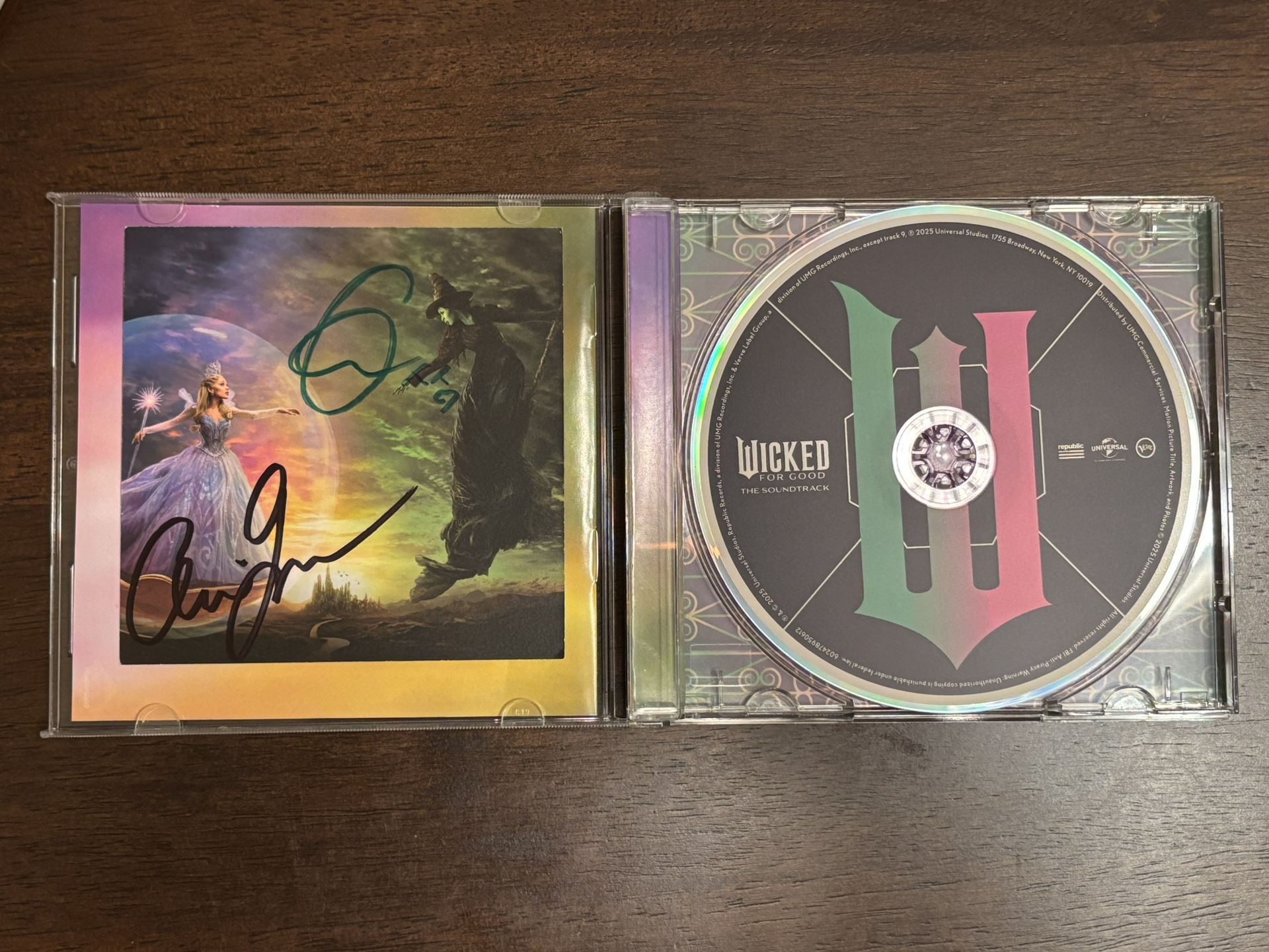 Wicked: For Good Soundtrack - Signed CD* 
