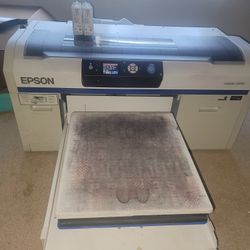 Epson F2000 Surecolor DTG PRINTER. 