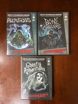 Halloween DVD Digital Decor Haunted House AtmostFEAR fx digital dvds