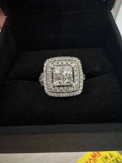 3ct Princess cut Kay Jewelers