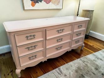 2pc pink dresser set