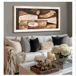 Abstract Brown Wall Art