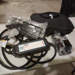 Nissan Leaf EV Battery Charger + Wall Assembly + Bag + 240 V Adapter 