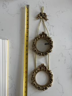 Vintage Ornate Double Photo Frame