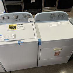 WHIRLPOOL TOP LOAD WASHER AND DRYER SET 