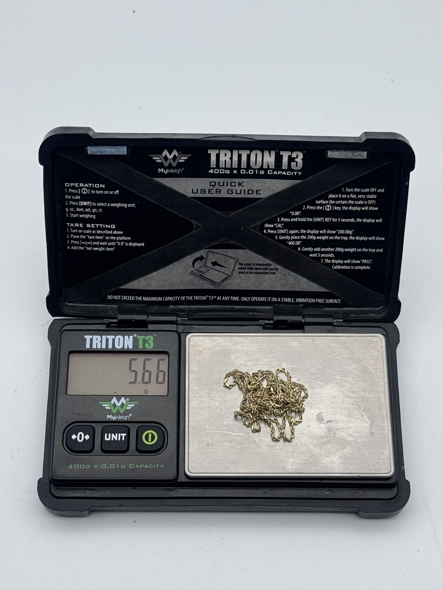14k Yellow Gold 1.5mm 24in 5.6 Grams