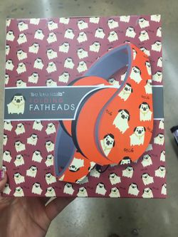 NWT folding fatheads headphone puppy