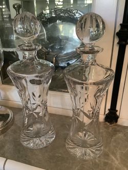 TOWLE CRYSTAL DECANTERS