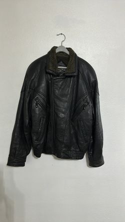 Lucky Leather Co Insulated Leather Jacket, Size Large, in Good Condition, Brown, Very Warm. 