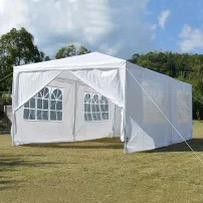 10 ft. x 20 ft. White Canopy Tent Wedding Party Tent with 6 Side Walls

Carpa For Sale