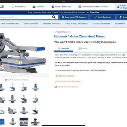 Hotronix Auto Clam Heat Press