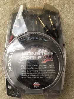 Monster Studio link insert cable - 1 meter 3.28ft