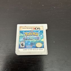 Pokemon Alpha Sapphire Nintendo 3DS, 2014, Authentic Cartridge