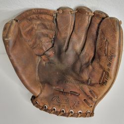 Vintage MICKEY MANTLE Rawlings MM5 USA Leather Right Handed Glove 1960s