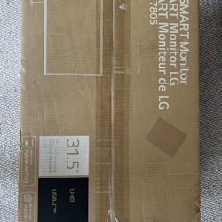 New LG 32”” Ultra HD 4K 3840x2160 With LG Ergo White Stand