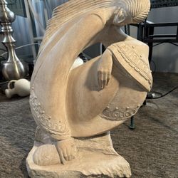 Ceramic Woman Sculpture 
