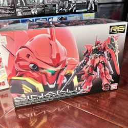 Bandai Hobby RG MSN-06S Sinanju Gundam UC Action Figure (1/144 Scale)