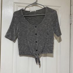 Stripped Short Sleeve Shirt 