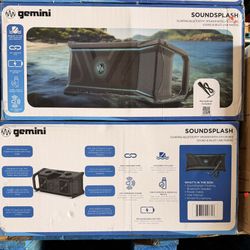 Gemini Soundsplash Floating Bluetooth Speaker Brand New In Box 