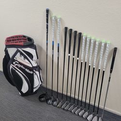 Men's Complete Taylormade Golf Clubs Set 