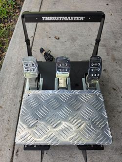 Thrustmaster 3 pedal add on racing simulator pedal set