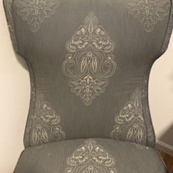Decorative French Inspired Gray Chair