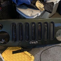 Jeep Wrangler Stock grill Immaculate Condition Green 