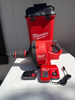 Milwaukee m18 fuel drain snake w cable drive kit
