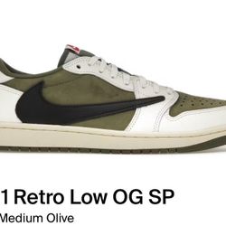 Travis Scott 12.5 Medium Olive