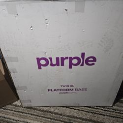 Purple Twin XL Bed Platform