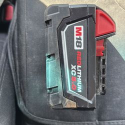 Milwaukee 5.0 battery